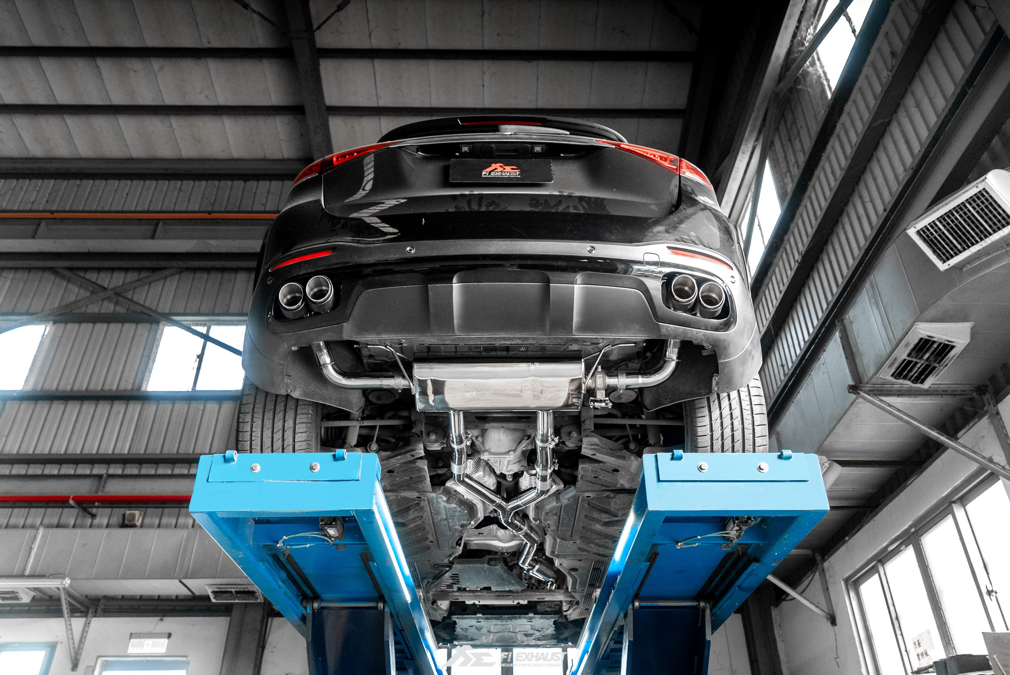 benz W167 GLE450 exhaust